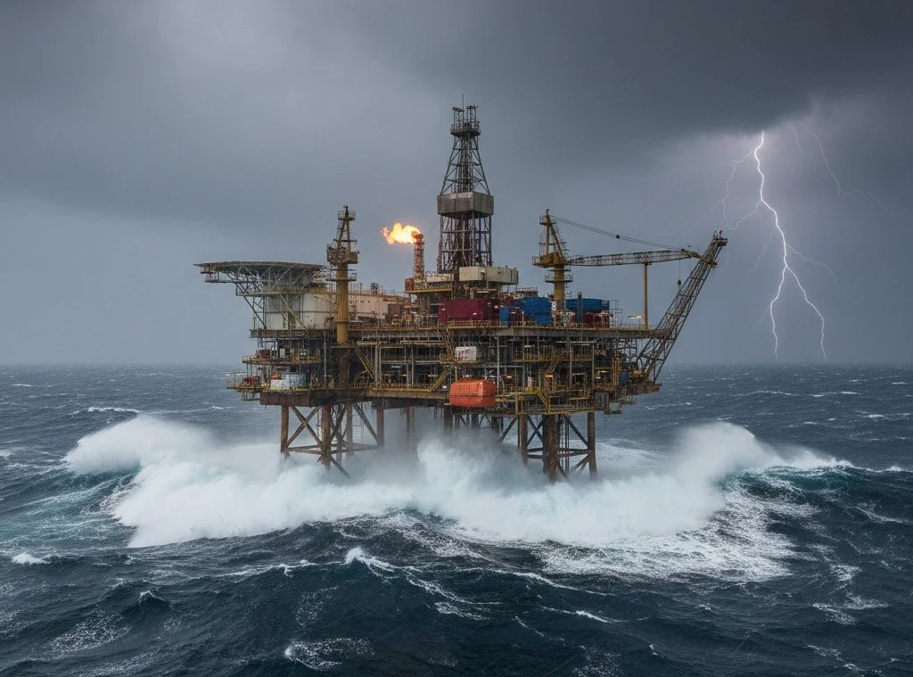 plataforma petrolera offshore