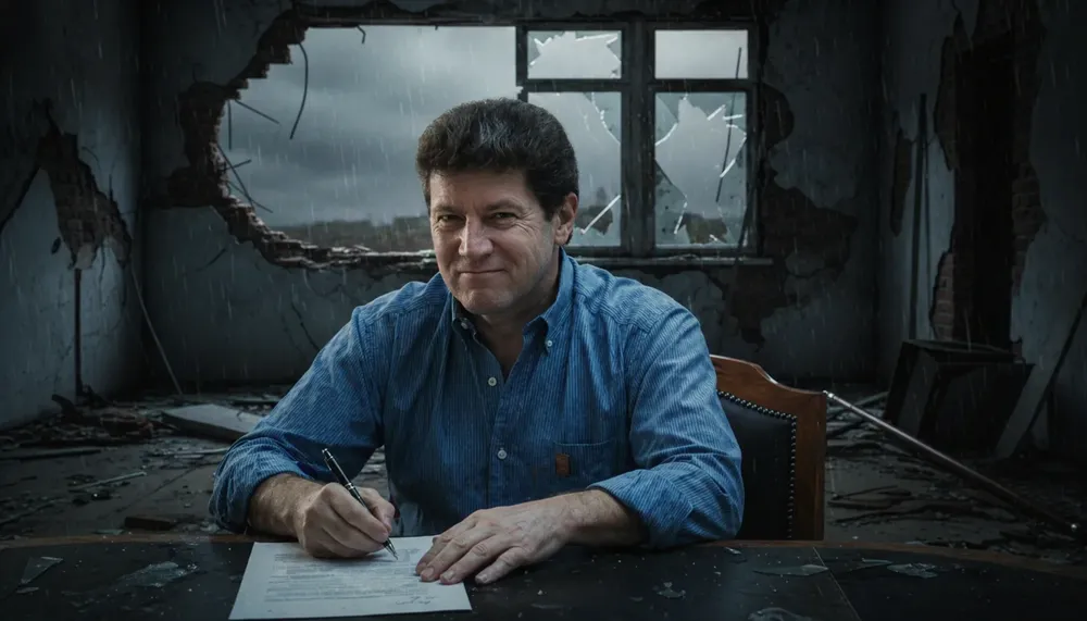 gustavo melella firmando decreto