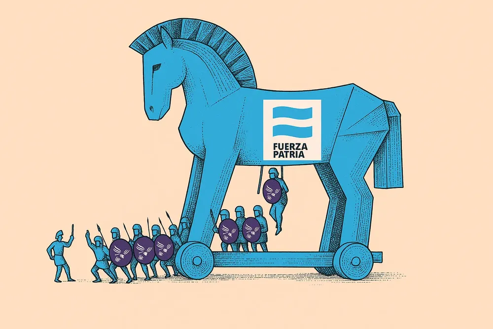 CABALLO DE TROYA FUERZA PATRIA TIERRA DEL FUEGO LLA