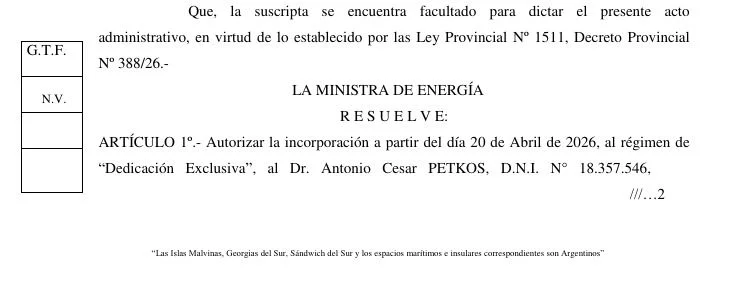 regimen dedicacion exclusiva petkpos castillo