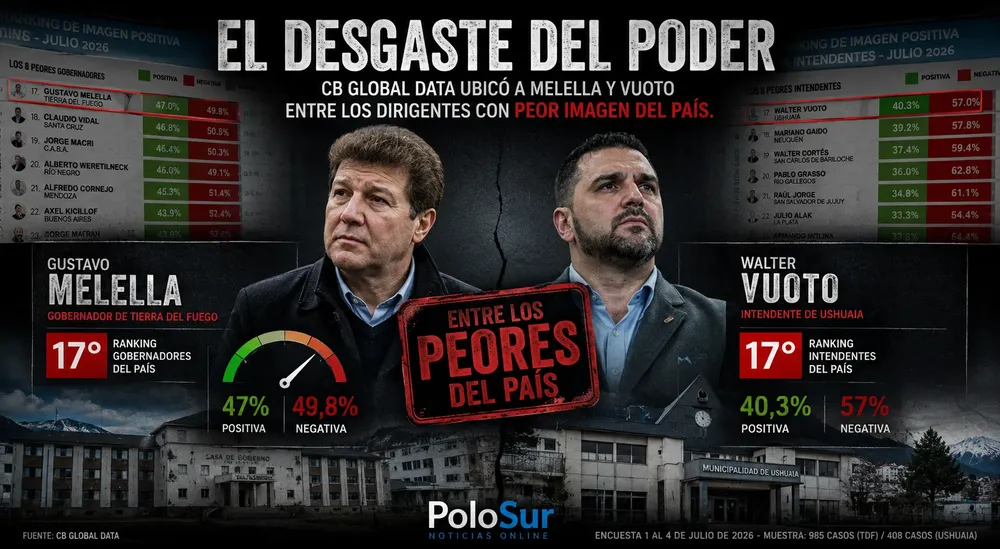 gustavo melella walter vuoto gestion negativa tierra del fuego ushuaia rio grande tolhuin rechazo