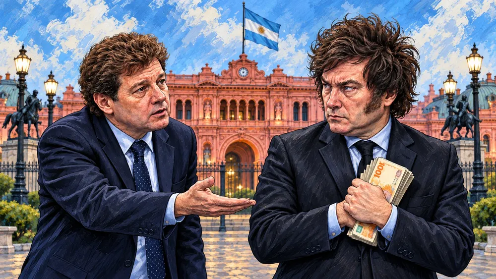 gustavo melella javier milei adelanto