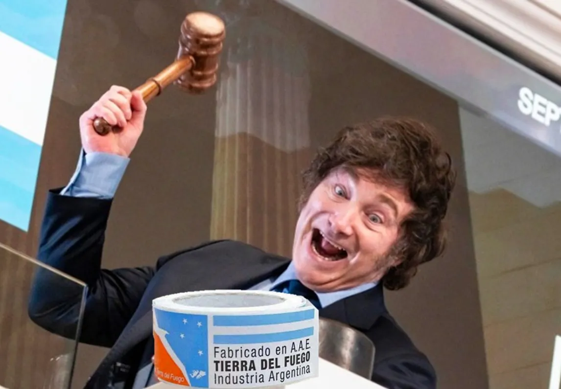 milei 19640 destruccion industria