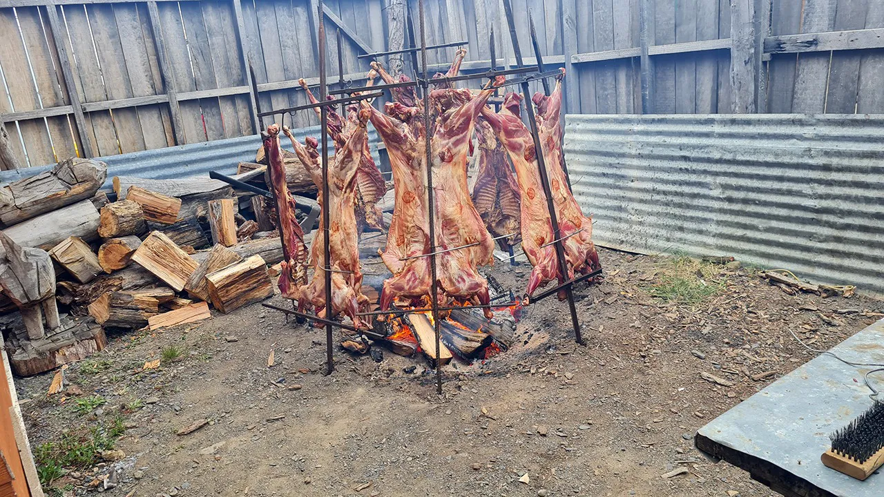 cordero al palo pampa guanaco
