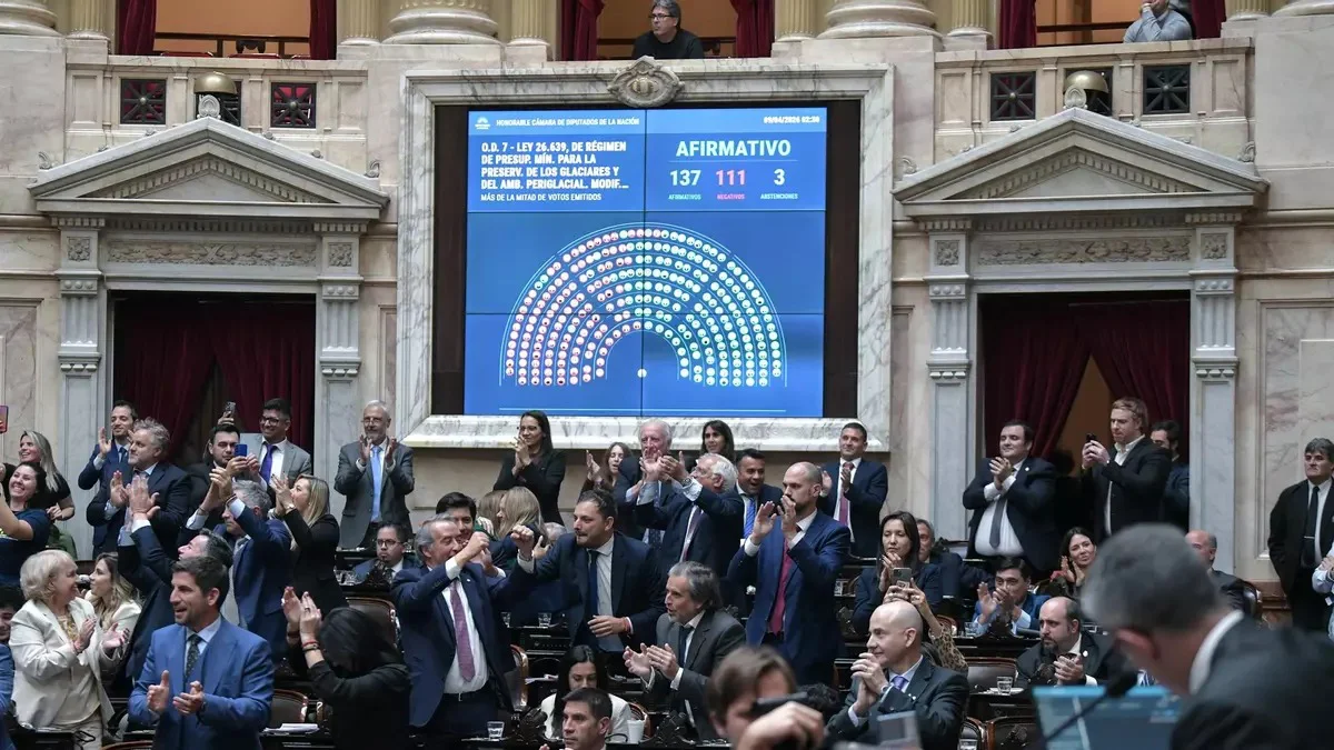 glaciares argentina mineras diputados