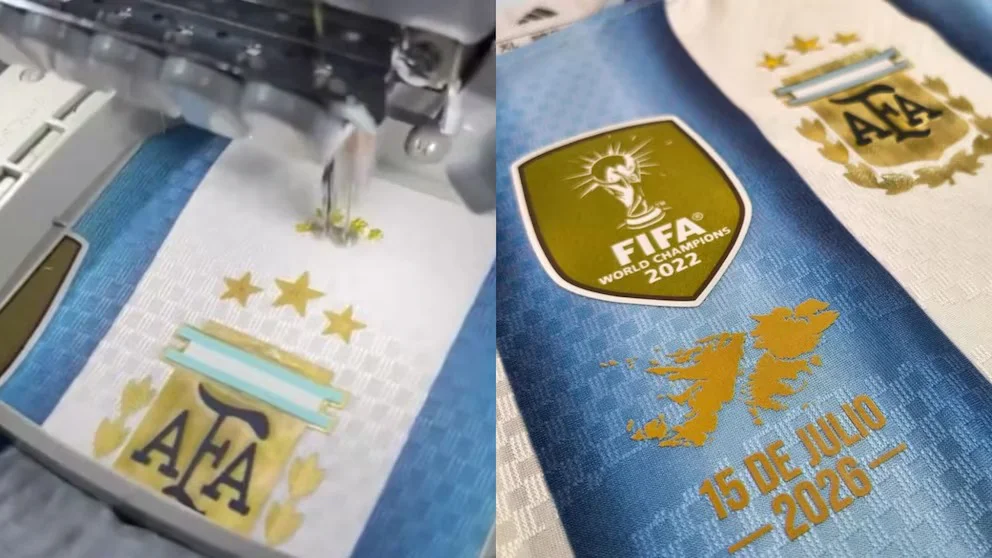 camiseta argentina malvinas