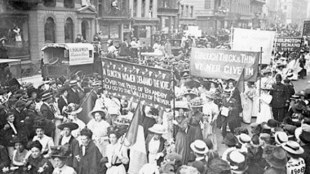 1908 marcha mujeres new york