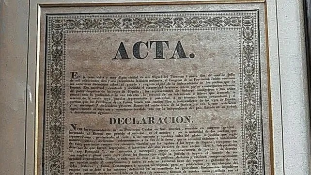 declaracion de independencia argentina